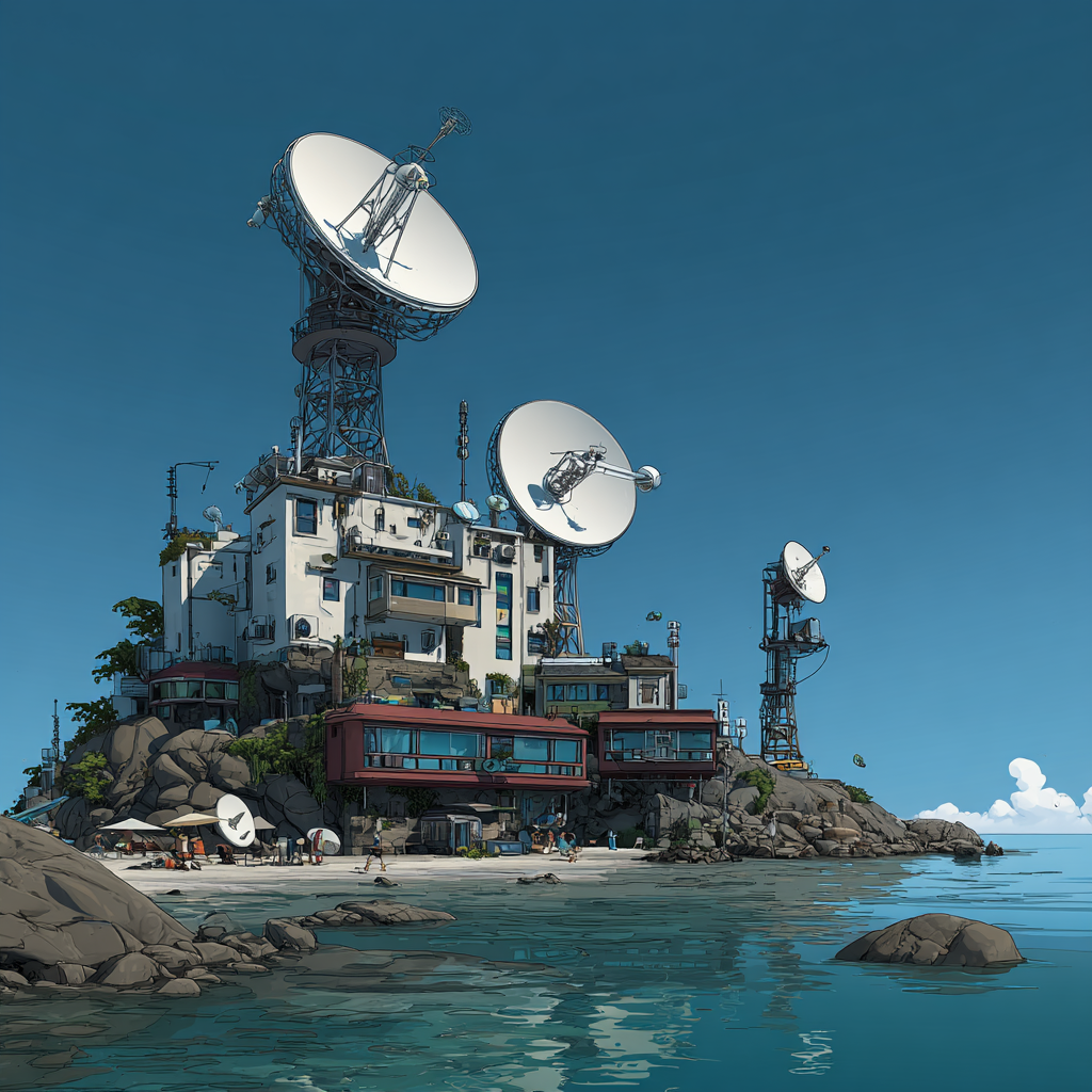 Futuristic scene